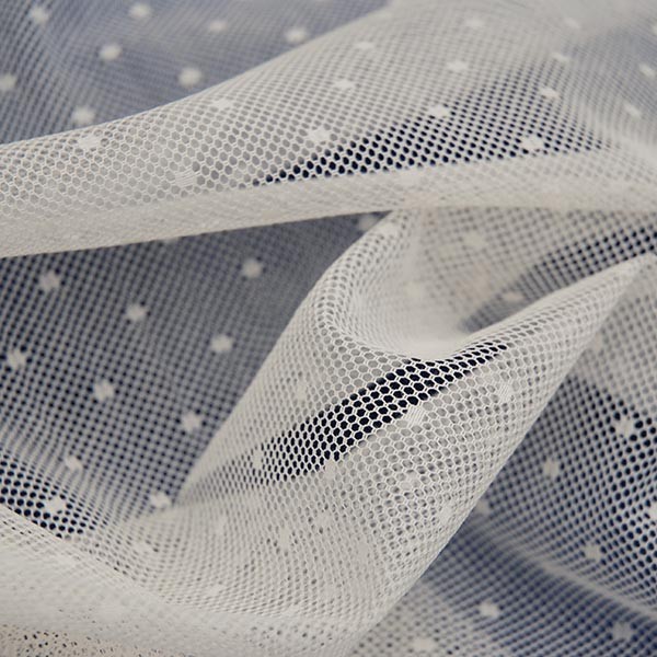 Tulle Remnant No. 1062 (Tulle with woven dots, Points I)
