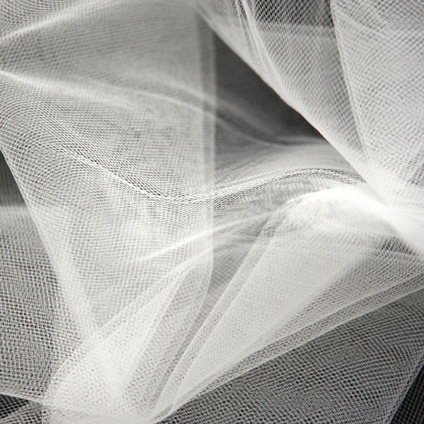 Tulle Remnant No. 1665 (Fine Tulle T5, ivory)