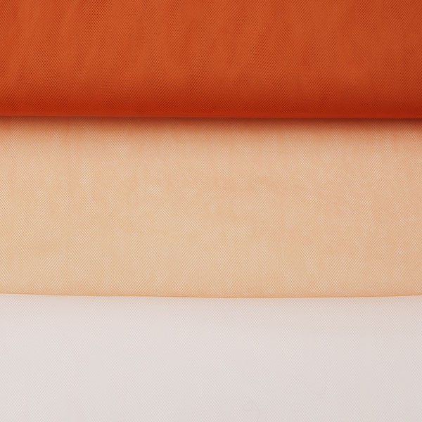 Tulle Remnant No. 1657 (Fine Tulle T5, terracotta)