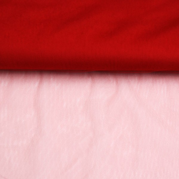 Tulle Remnant No. 1639 (Sparkling Tulle T5SP, raspberry)