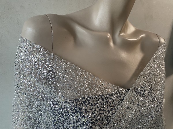 Haute Couture No. MON-011 silk-silver