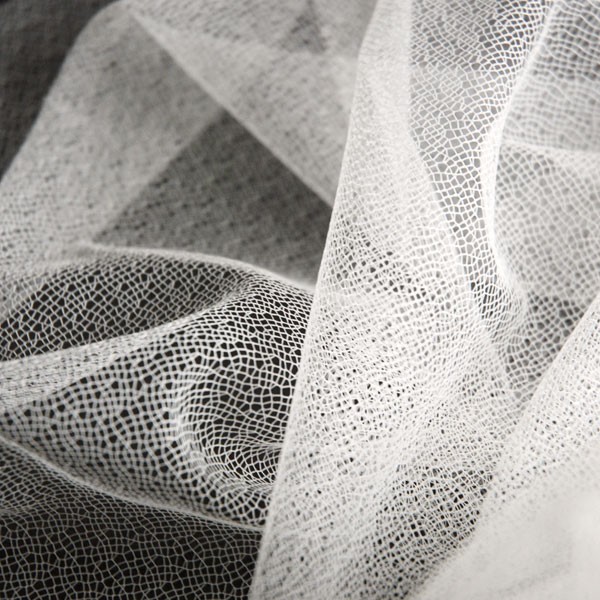 Tulle Remnant No. 1595 (Tulle Lace Mosaics, silk)