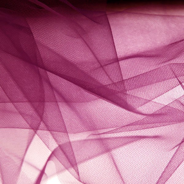 TulleRemnant No. 1630 (Fine Tulle T5, cranberry)