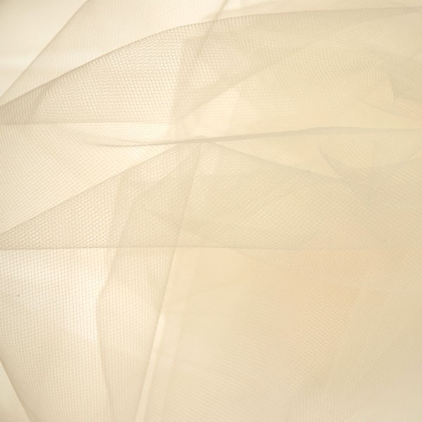 Tulle Remnant No. 1670 (Fine Tulle T5, champagne)