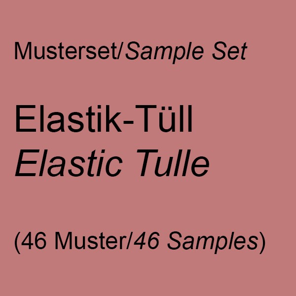 Sample Set Elastic Tulle