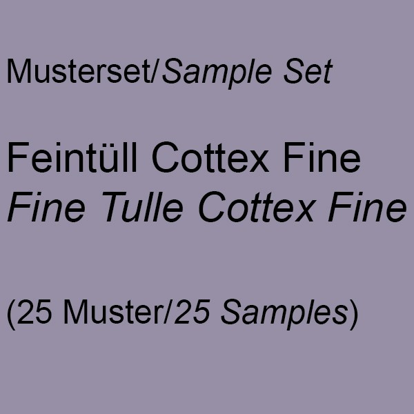 Musterset Cottex Fine