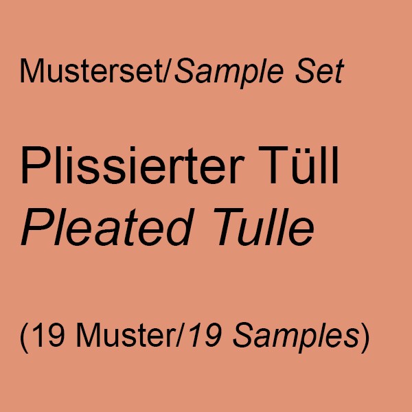 Sample Set Pleated Tulle