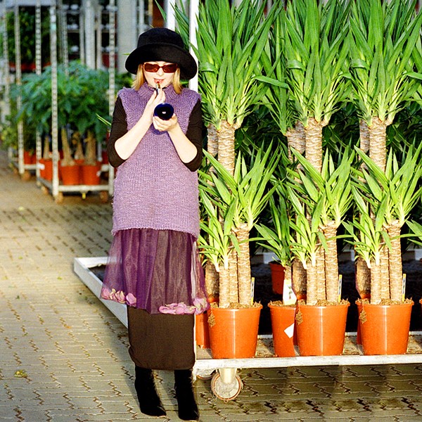 Flower Dream Skirt eggplant
